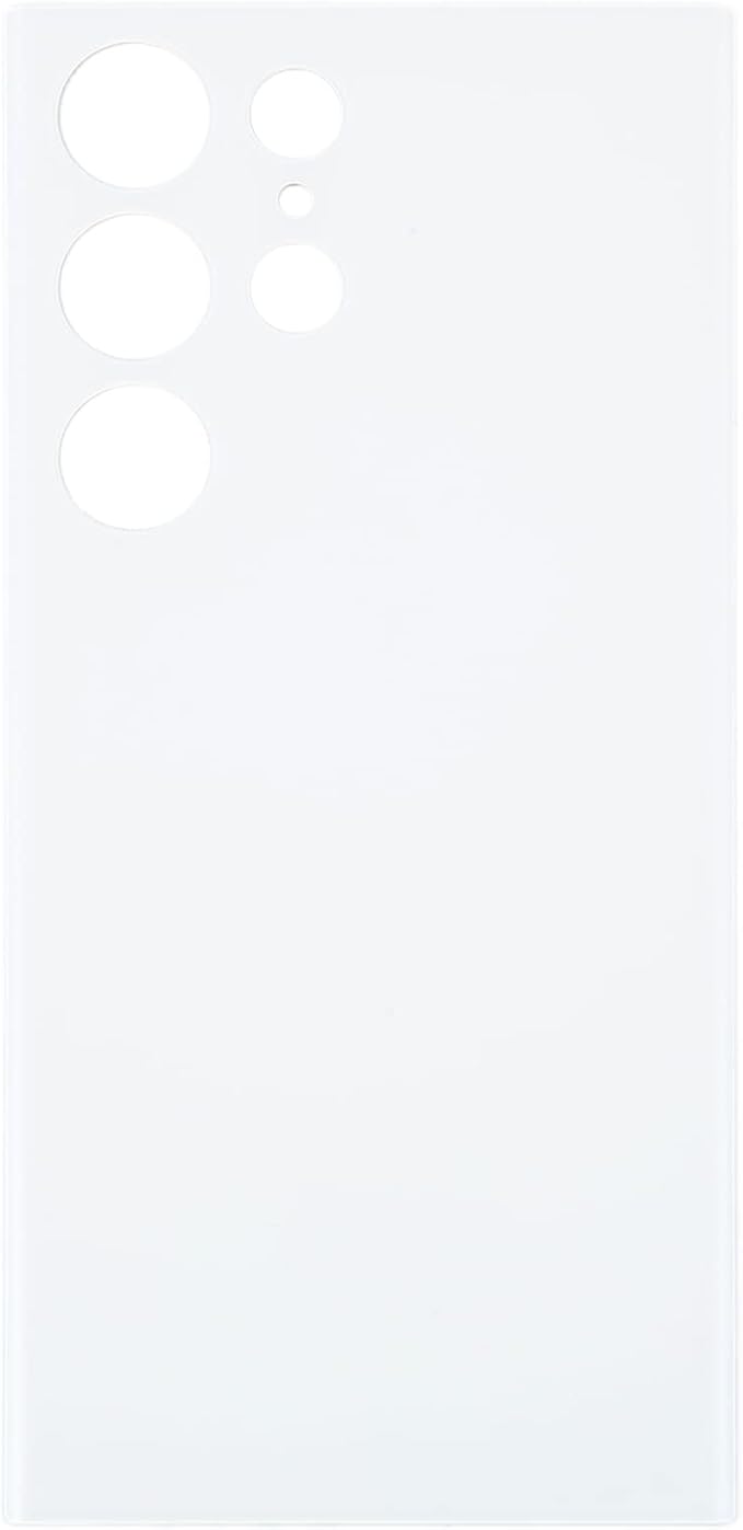Back Panel Replacement for Galaxy Galaxy S23 Ultra 5G SM-S918B Easy On Installation Battery Cover (White)