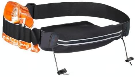 Triathlon Race Belt with Bib Holder - Water-Resistant Running Belt for Phone & Gel - No-Bounce Adjustable Waist Pack for Men & Women - Marathon Essentials & 5K Running Gear