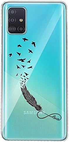 Transparent Case for Huawei P40 Pro Infinity Feather Design