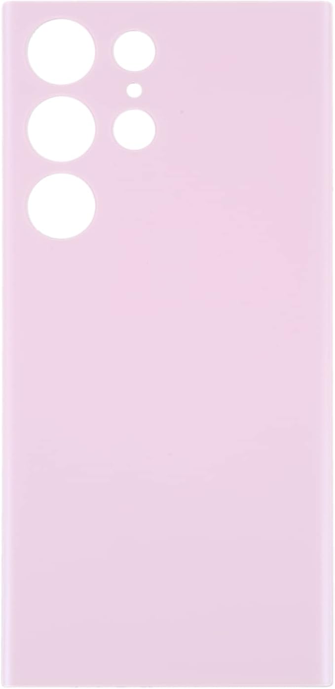 Back Panel Replacement for Galaxy Galaxy S23 Ultra 5G SM-S918B Easy On Installation Battery Cover (Pink)