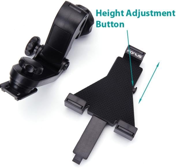 Car Mount Headrest Holder Compatible with Samsung Galaxy Tab A9/A9 Plus, Back Seat Cradle Swivel Dock Entertainment