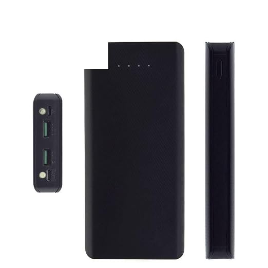 QC4.0 QC3.0 Dual USB Micro/Type-C USB 8x18650 Box 5V 4.5A 22.5W 25000mAh Mobile Phone Charger DIY Shell Case