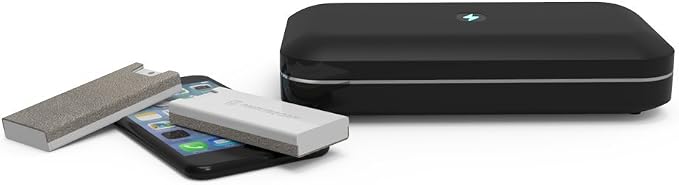 PhoneSoap Shine - 2 in 1 Cell Phone and Screen Cleaner with Attached Microfiber Cloth