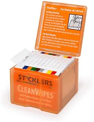 MicroCare Sticklers CleanWipes 640, Optical Grade Cleaning Wipes (WCS640)
