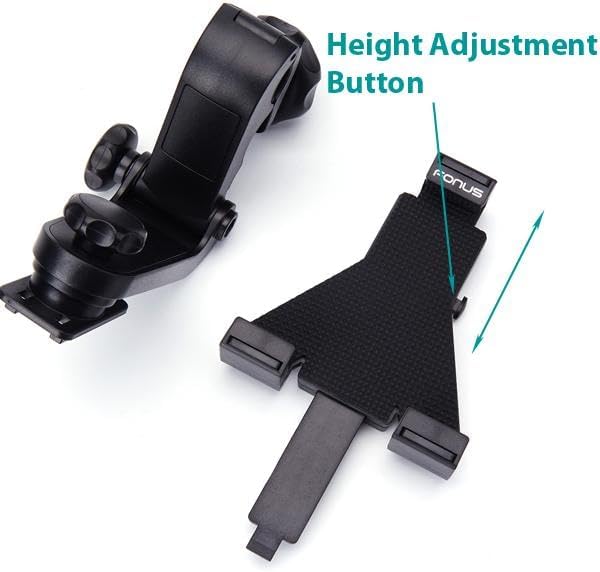 Car Mount Headrest Holder Compatible with Google Pixel 9 Pro Fold, Back Seat Cradle Swivel Dock Entertainment