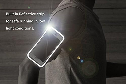 MMOBIEL Sports Armband Compatible with iPhone 17/17 Pro Max/16/16 Pro/15/15 Pro Max/14/14 Pro Max/13/13Pro/13 Pro Max/12/12Pro/12 Pro Max/11-6.8" (Black) Soft Stretch Reflective Adjustable