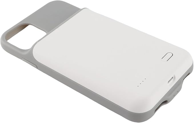 ANGGREK Phone Protective Charging Box/Cover, Phone Battery Box/Cover ABS for Office (White)