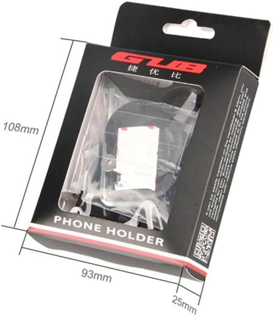 GUB PRO1 Universal Alloy Bike Cell Phone Holder Aluminum Bicycle Handlebar Phone Support for 3.5-6.2inch Bike Bracket Mount