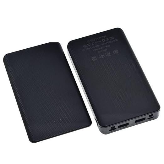 QC4.0 QC3.0 Dual USB Micro/Type-C USB 6x18650 Box 5V 4.5A 22.5W 20000mAh Mobile Phone Charger DIY Shell Case