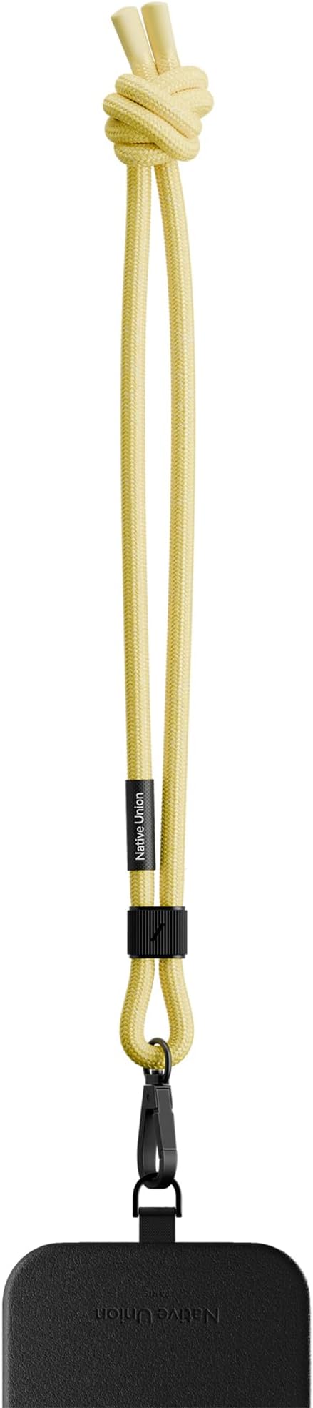 Native Union Sling – Adjustable & Detachable Phone Strap – Compatible with iPhone 16, 15, 14, 13 and most Smartphones – Made with 100% Durable & Recycled Materials (Lemon)