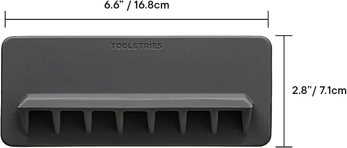 TOOLETRIES The Jack Shower Phone Holder - Designed for Shower Bath or Bathroom Mirror. Holds Any Phone Tablet ipad no-Residue Adhesive Grip to Shiny Surfaces (Charcoal)