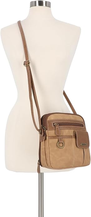 Multisac Women's MultiSac North South Mini Zip Around Crossbody