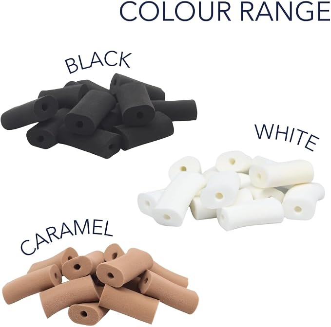 URSA Foamies: Soft Foam Mounts for Wireless Lav Mics. Can be stuck directly to the skin or costume. Fits SANKEN COS11, SENNHEISER MKE2, RODE LAV, DPA 4060/4070 (Pack of 12) (White)