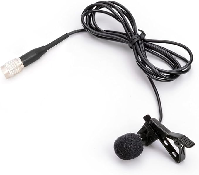 Hirose 4 Pin Microphone for Audio Technica bodypack (Lavalier Microphone)