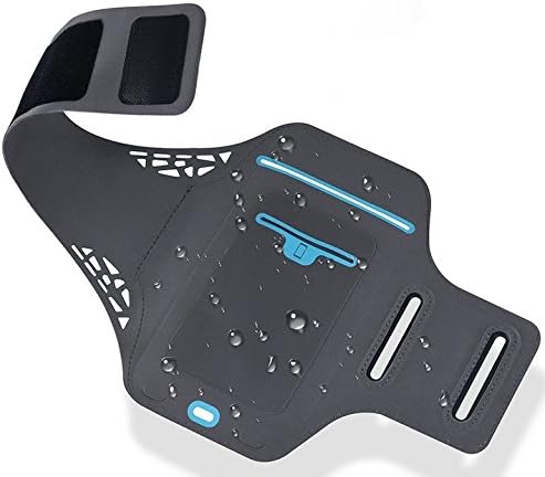 Outdoor Sport Running Gym Fingerprint ID Access Lycra Armband Case Pouch for iPhone Air, iPhone 17 Pro, 16 Pro, iPhone 15 14 13 12 11 XR Google Pixel 9a 7 6 Samsung Galaxy S25 Edge