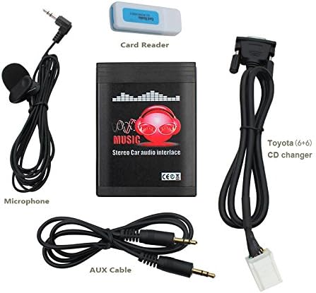Bluetooth Car Kit, Car Audio USB AUX Input Adapter Built-in Bluetooth 5.0 for Toyota Camry Tacoma Corolla Tundra 4runner RAV4