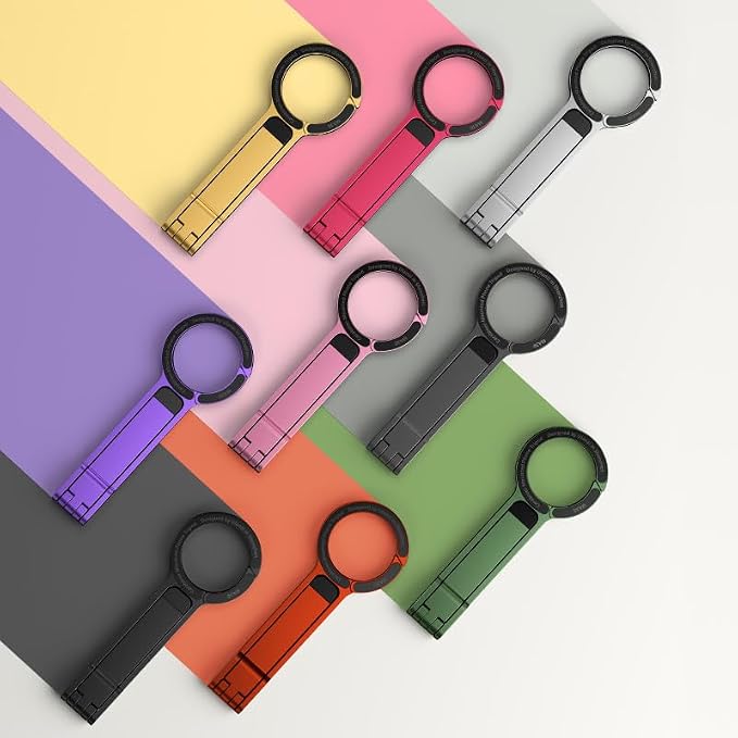 ULANZI MA30 Magnetic Phone Tripod Stand for iPhone-Aluminium Maglock Smartphone Mini Tripod Pocket Cell Phone Stand Strong Magnet Quick Mount Compatible with iPhone 17 16 15 14 13 12 Series, Dark Gray