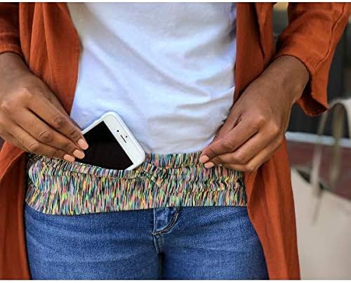 BANDI Pocketed Wraps β Running Waist Belt with Pockets for Phone, Money, Keys & Medical Devices | Secure, No-Bounce Travel & Fitness Belt, for Women and Men, USA Company