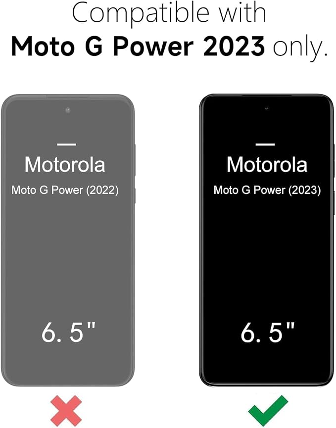 oakxco for Motorola Moto G Power 2023 Phone Case Liquid Silicone, Cute Thin Slim Grip Soft Rubber Gel for Women Men, Smooth Matte TPU Plain Bright Color Girly Case with Camera Cover, Clear
