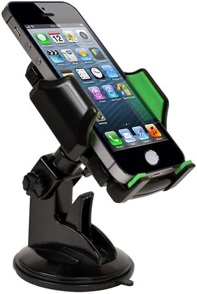 Custom Accessories GOXT 23524 Adjustable Suction Cup Mount Phone Holder, Black