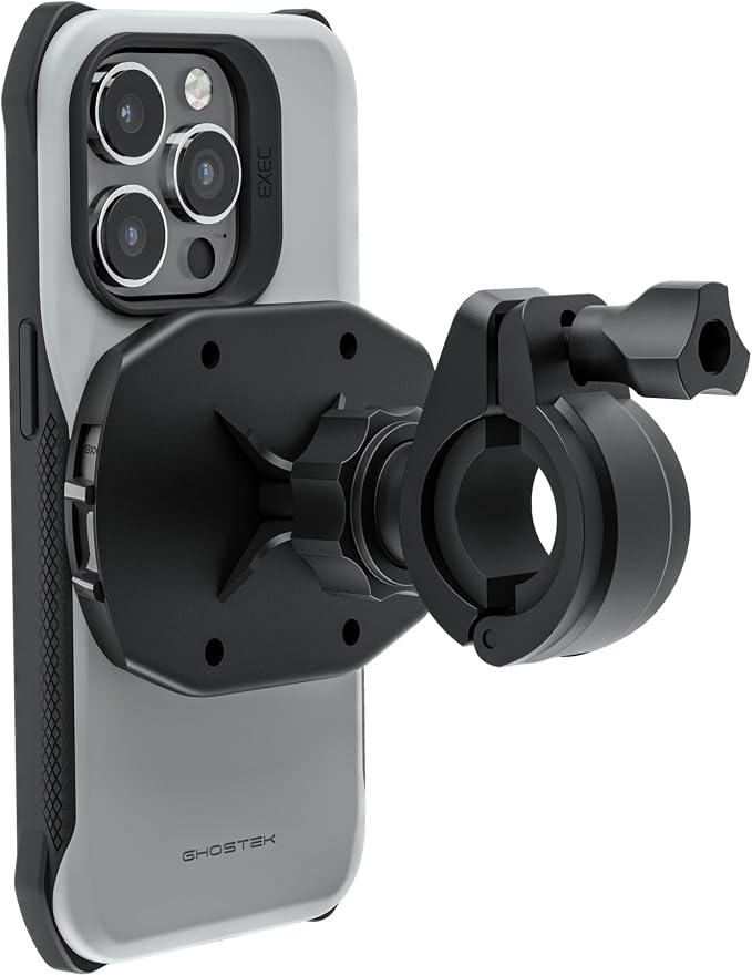 Ghostek EXEC6 Bike Mount Attachment - Bicycle Accessory Attachment (Black)