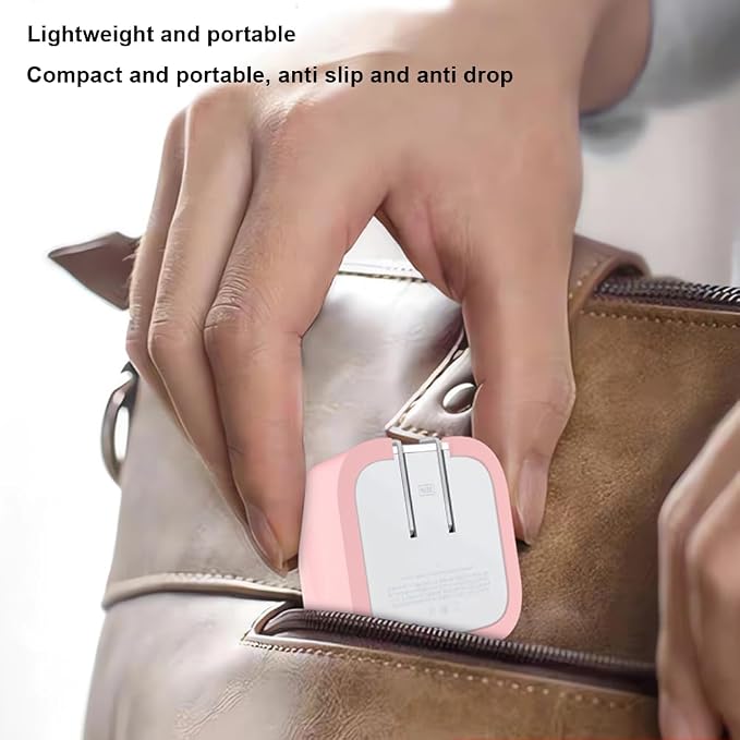 Silicone Protective Case Cover for Apple 35W Double USB-C Power Adapter,Shockproof Drop-Resistant Dust-Proof All-Round Protection Skin Shell (White)