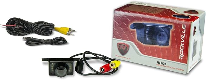 Audiosavings Bundle: JVC KW-M180BT 6.8" Car Monitor iPhone Android Bluetooth Receiver w/USB+Camera