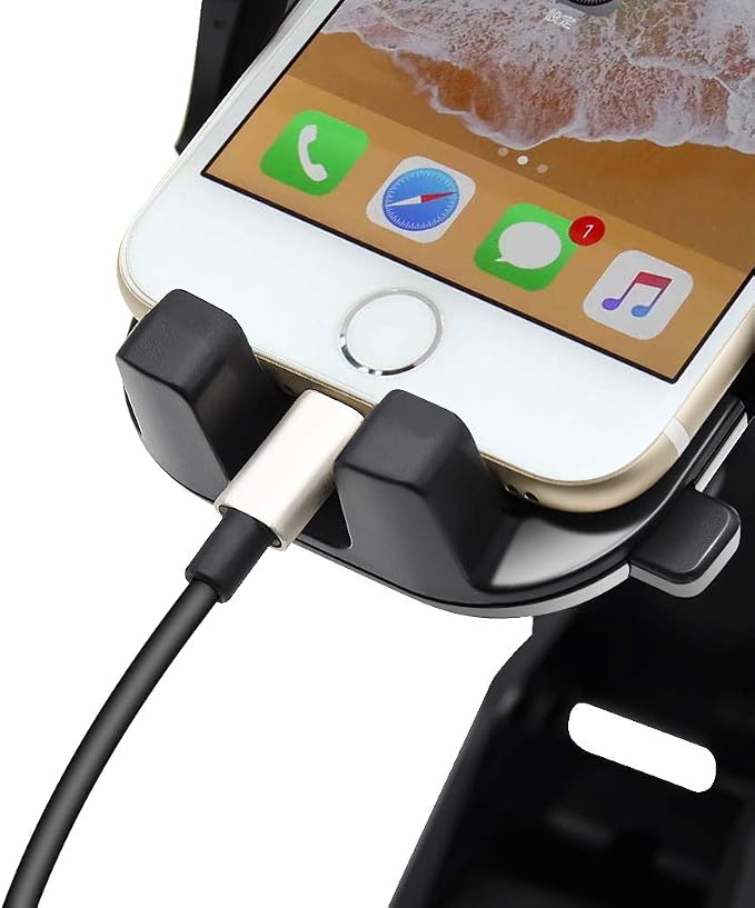 SONKIR Car Phone Mount, Dashboard & Windshield Cell Phone Holder Stand with One-Touch Design 360° Rotation for All Smartphones