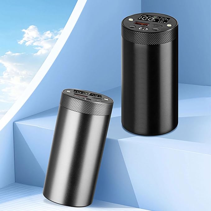 Mjaie Lightweight Aluminum Powerbank Shell Impacts 46950 Battery Case Easy Replacement for Outdoor Activities Aluminum Alloy Case