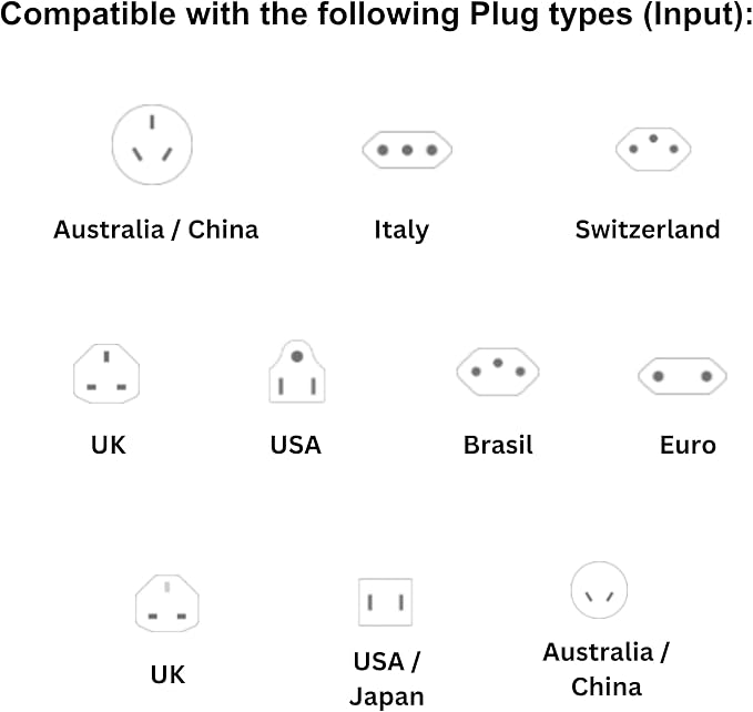 Skross World Travel Adapter to USA 1.500221-2 Pack