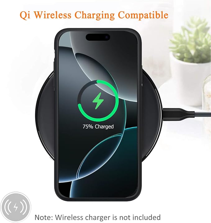 Battery Case for iPhone 16 Pro, Upgraded 10000mAh Rechargeable Portable Charging Case with Wireless Charging Compatible for iPhone 16 Pro (6.3 inch) with Carplay Battery Pack Charger Case (Black)