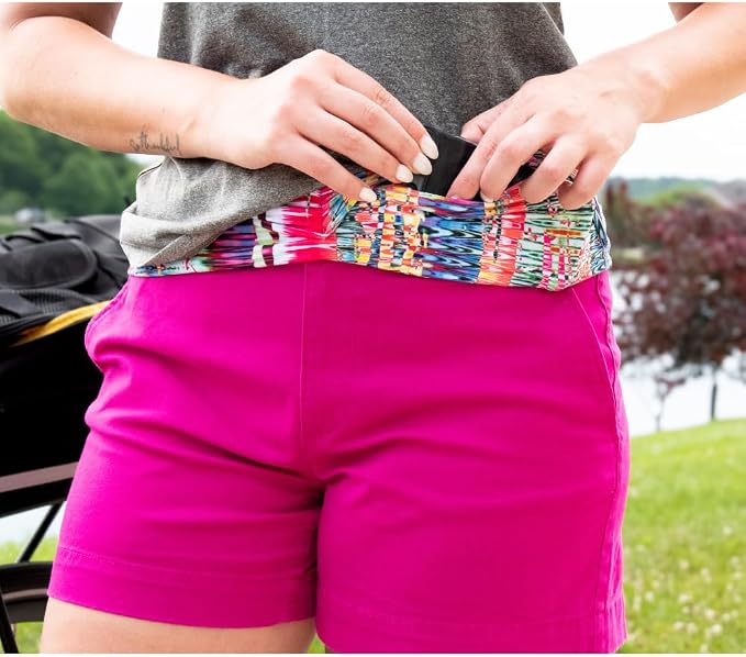 BANDI Pocketed Wraps β Running Waist Belt with Pockets for Phone, Money, Keys & Medical Devices | Secure, No-Bounce Travel & Fitness Belt, for Women and Men, USA Company