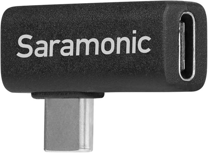 Saramonic LavMicro U3A USB-C Lavalier Microphone for iPhone 15, Android, New iPad, Computers & More with 6.6' Cable & 90˚ Adapter for Vlogging, Interviews, YouTube, TikTok, Live Streaming