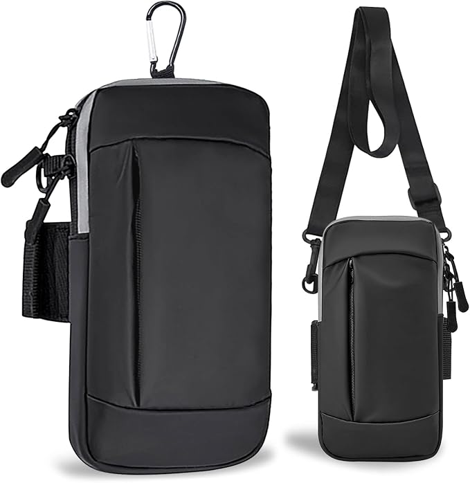 Phone Holder for Running Armband Cell Phone Purse Crossbody for Women Men Kids,iPhone 17 16 16e 15 14 13 12 11 Pro Max Xs Xr X Plus Air SE Mini Galaxy Ultra Edge S26 S25 S24 Note Bag Arm Band