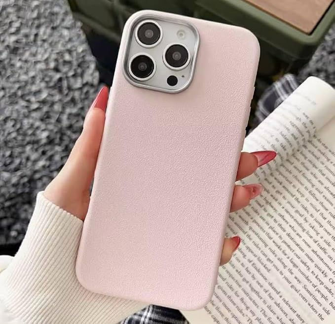 Funda Protectora Transparente para iPhone 17 Pro Max / 14 Pro Max / 17 Pro / 15 Pro Max / 15 Plus – Antigolpes y Ultrafina (Pink, iPhone 17 pro)
