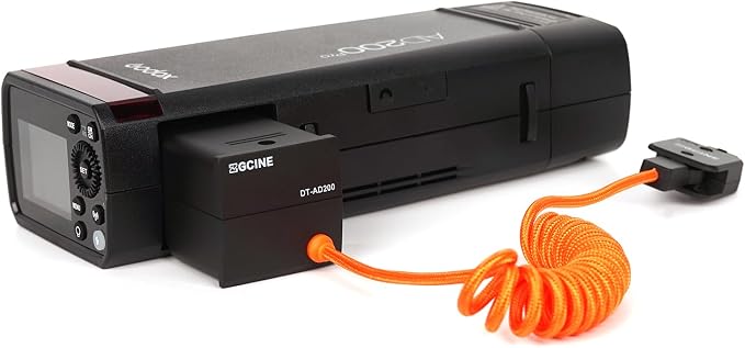 ZGCINE DT-AD200 Dummy Battery for Godox AD200/AD200 Pro/AD300 Pro/AD200 PRO II - Length:23.5inch