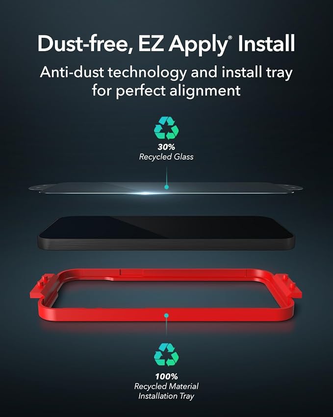 ZAGG Glass XTR3 Google Pixel 8a Screen Protector - Enhanced Blue Light Filter, Superior Touch Sensitivity, Eco-Friendly with Recycled Glass