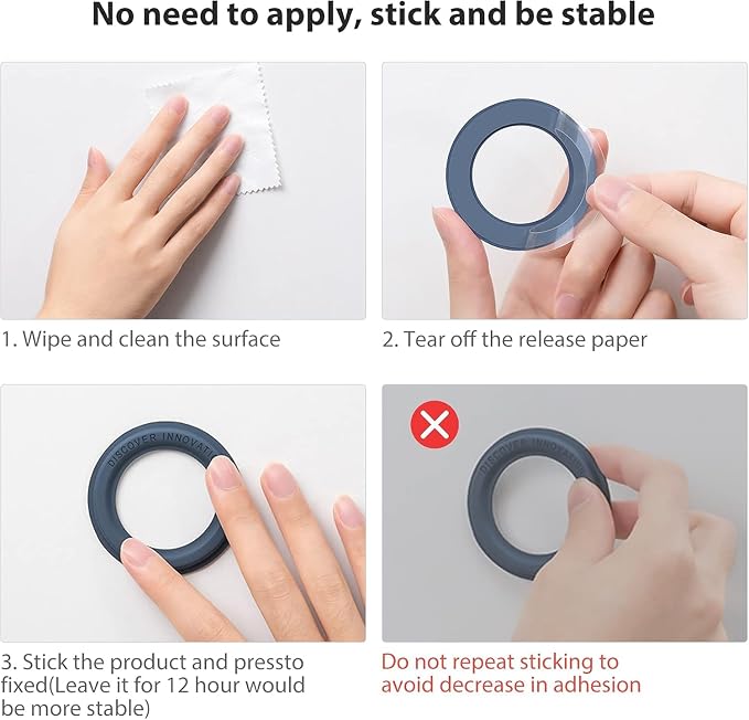 Nillkin Magsafe Wall Mount Magnetic Shower Phone Holder Waterproof, 2 Pack SnapHold Magsafe Sticker for iPhone 17 16 15 14 13 12 Series, Magnetic Phone Holder, Phone Magsafe Mount for Bathroom, Blue