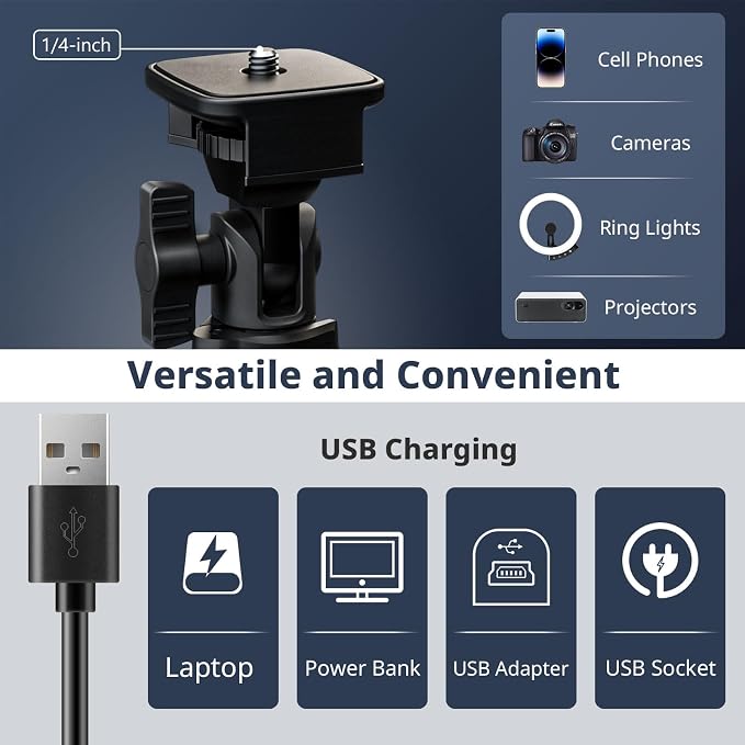 Eicaus 12" Magnetic Ring Light with 67" Tripod Stand, Selfie Light with iPhone Stand for Recording, Compatible with Cellphones for Live Streaming