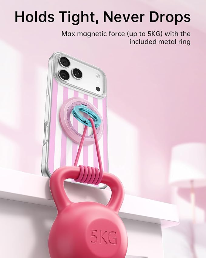 SYNCWIRE for MagSafe Phone Grip, Valentine's Galentine's Day Birthday Gifts for Her Women Mom Girlfriend Best Friends Sister Wife Teen Girl Magnetic Phone Ring Holder Kickstand