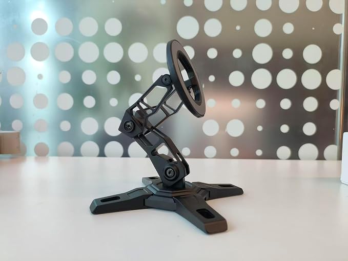Magnetic Phone Stand for MagSafe, Height Adjustable iPhone Stand Compatible for iPhone 17 Air 16 Pro 15 Pro Max 14 Plus 13 12 and MagSafe Case (Pink)
