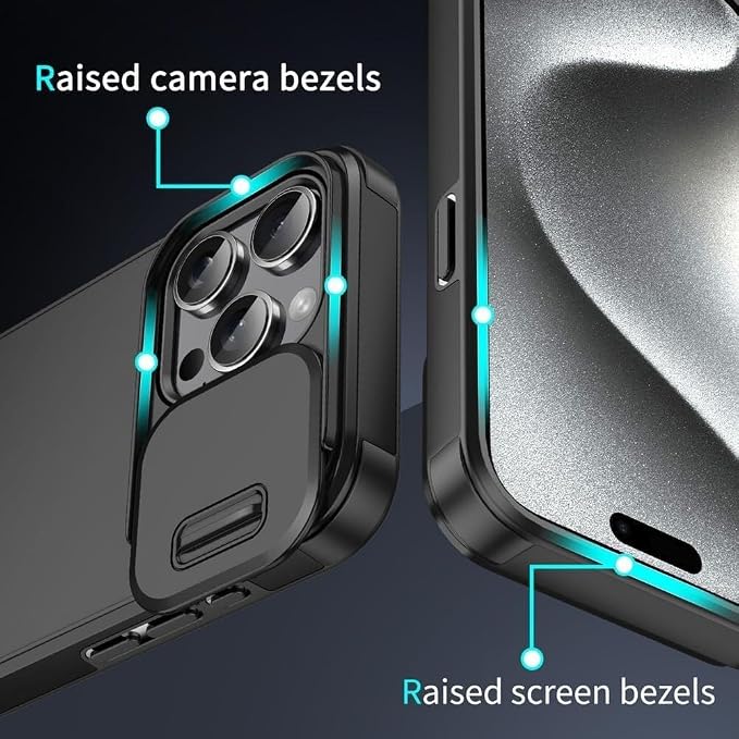 Magnetic Case for iPhone 17Pro Max/17/17Pro/17Air, Slide Camera Cover Drop Proof Cover Antiskid Slim (17,Purple) (Blue,17 Air)