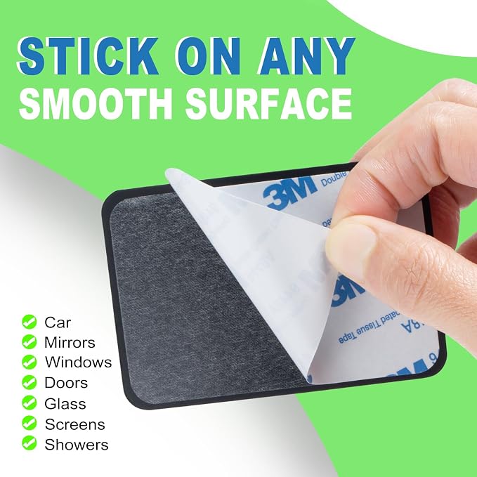 3 pcs of Silicone Phone Grip,24 Suction Cups, Suitable for Taking Selfies and Video Recordings on Mirrors, bathrooms and Smooth Surfaces, Compatible with iPhone and Samsung
