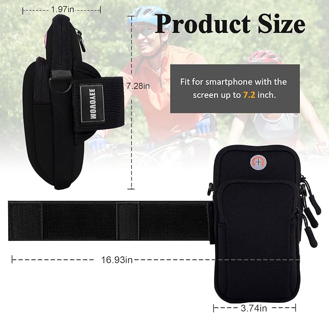 Phone Holder for Running Armband,2Pack Cell Phone Purse Small Crossbody Bags for Women Men Kids,iPhone 11 12 13 14 15 16 17 Pro Max Xs Xr X 8 Plus Mini Galaxy Ultra S26 Note Pouch Arm Bands