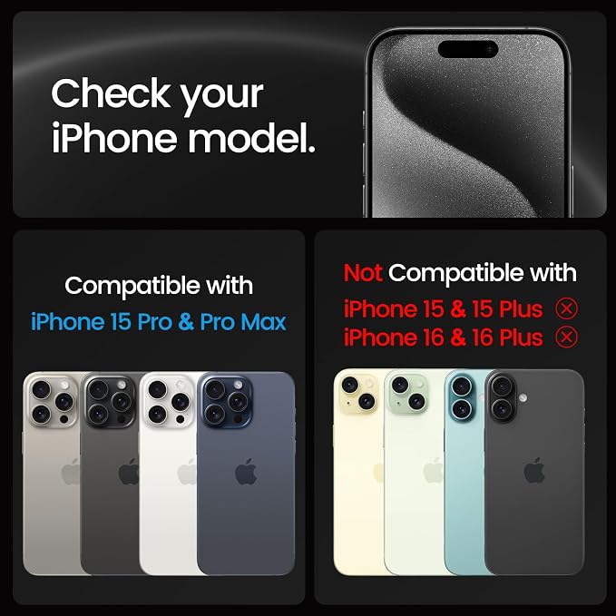 iGluz 2 Pack Anti-Reflection Camera Lens Protector for iPhone 15 Pro/15 Pro Max - Anti-Fog Ultra Thin Tempered Glass, 1-Step Installation Tray, Strong Adsorption, 9H Shatterproof & Scratch Resistant, Black Titanium
