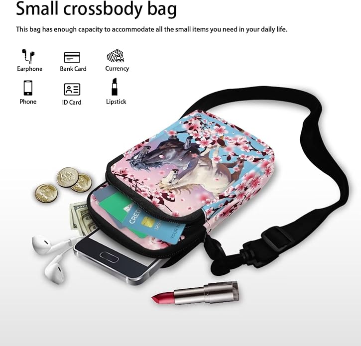 DISNIMO Small Crossbody Bags for Women Trendy Cross Body Cell Phone Shoulder Bags Purses with Adjustable Strap