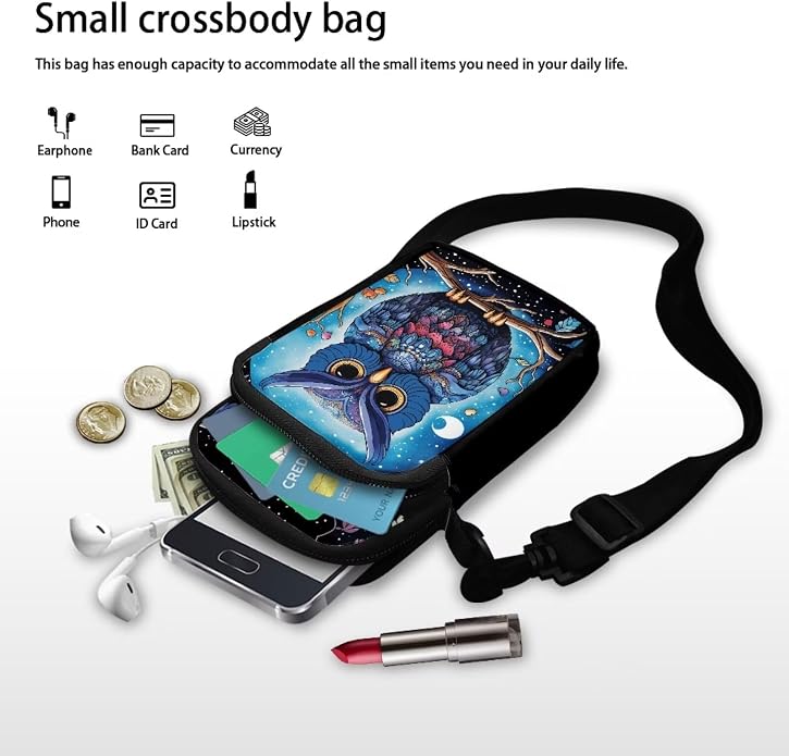 DISNIMO Small Crossbody Bags for Women Trendy Cross Body Cell Phone Shoulder Bags Purses with Adjustable Strap