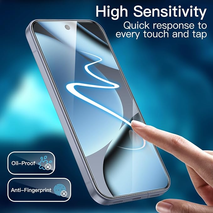 JETech Screen Protector for Google Pixel 10 Pro XL, 2+2 Pack | with Camera Lens Protector, HD Clear Tempered Glass, Anti-Scratch Protection, Easy Installation Tool