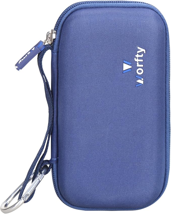 Case for VEGER All in One 10000mAh (V1115)/ citicr 12000mAh 20000mAh (AC-02D)/ OHOVIV 50000mAh (N10) Portable Charger Power Bank - Hard Travel Carrying Storage Bag (Blue)