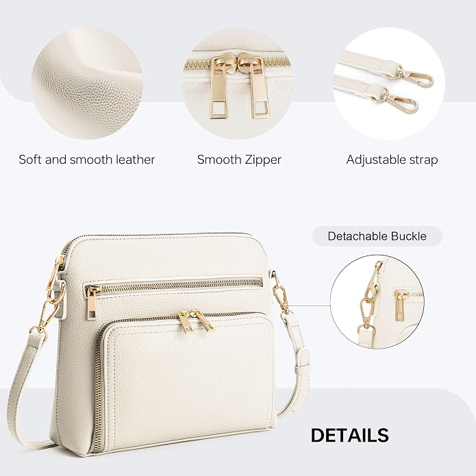 Crossbody Purses for Women Small Crossbody Bags for Women with Built in RFID Wallet